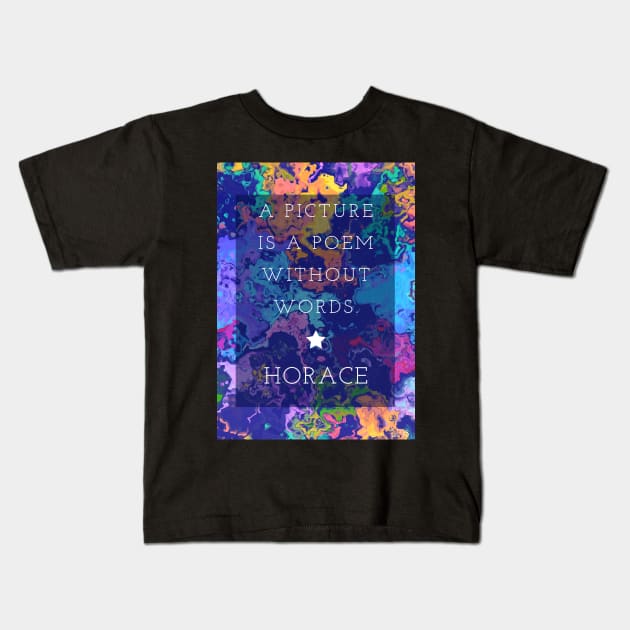 Poem Without Words Kids T-Shirt by LaurenPatrick